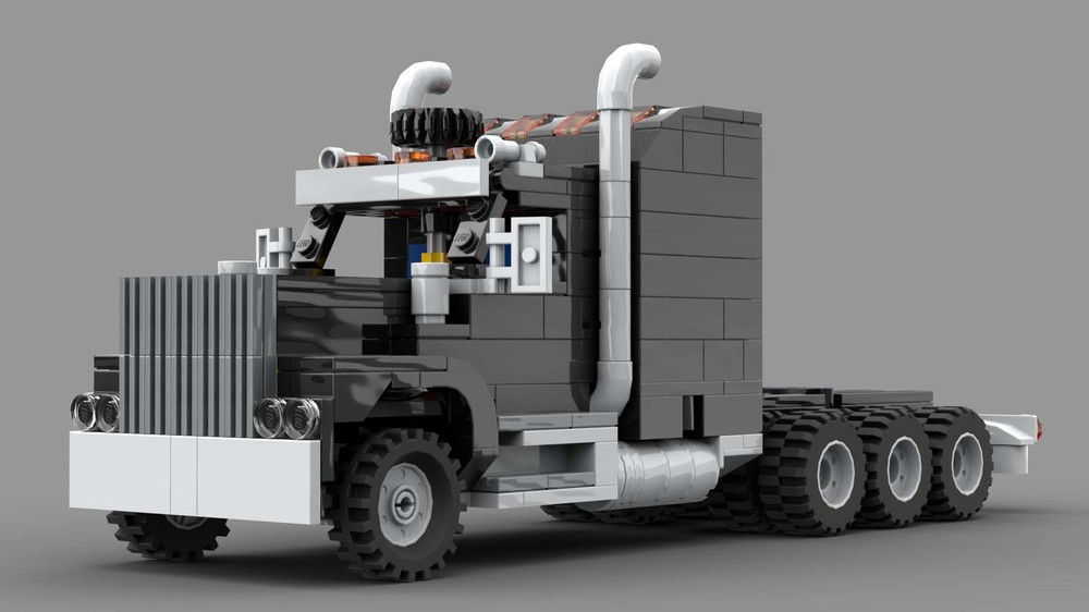 LEGO MOC US Road King Semi by TechnicModlr | Rebrickable - Build with LEGO
