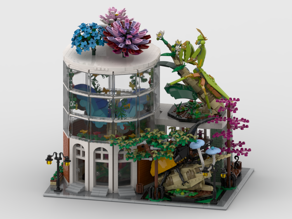 マスタード＆ペッパーセット LEGO MOC-166062 Modular Botanical Museum + Display for set 21342