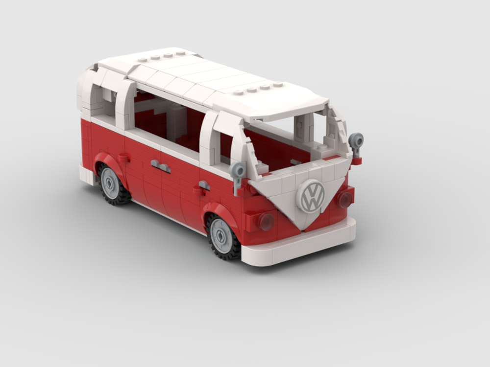 Lego Moc Volkswagen Van T1 By Prixard Rebrickable Build With Lego