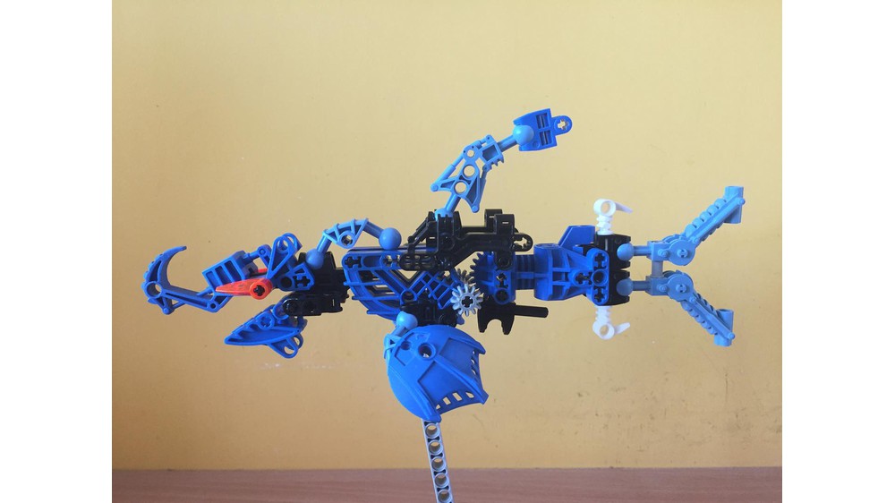 LEGO MOC Shark Combiner Model Gali and Gahlok by krs bionicle Rebrickable Build with LEGO