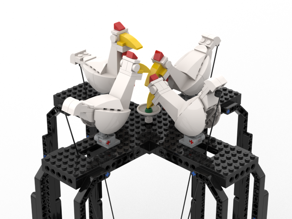 LEGO MOC-166145 Pecking chicken toy by jemunoz0 | Rebrickable - Build ...