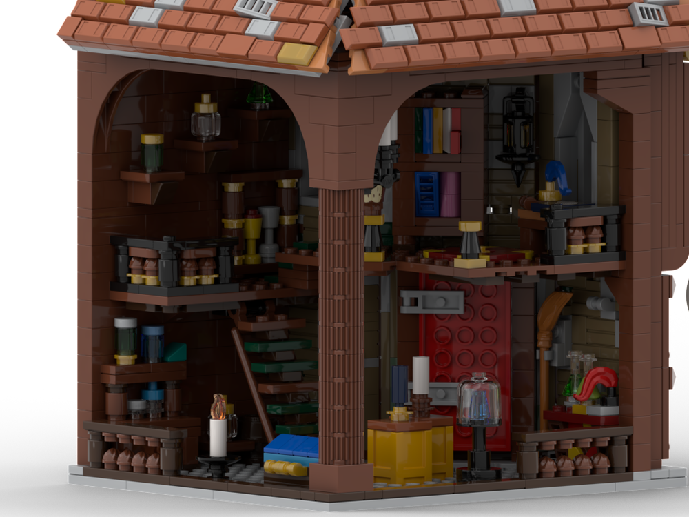 LEGO MOC Wizard s House by Huebre Rebrickable Build with LEGO