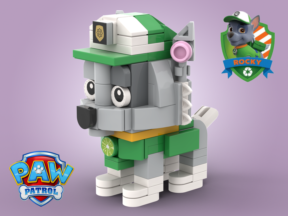 LEGO MOC Rocky (Paw Patrol) by abracada_brick | Rebrickable - Build ...