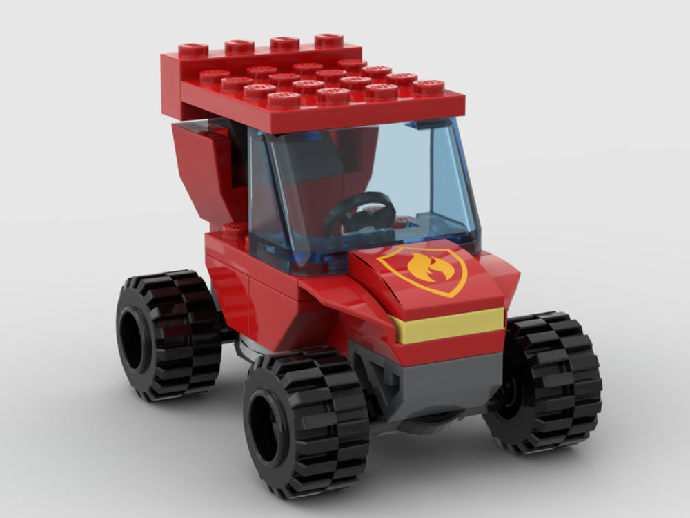 LEGO MOC fire buggy by the platnium brick | Rebrickable - Build with LEGO