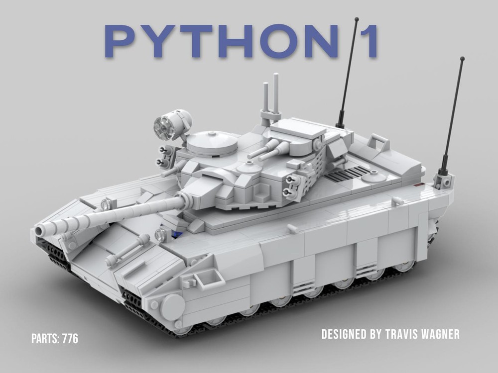 LEGO MOC Python 1 Main Battle Tank by Camobricktape | Rebrickable ...