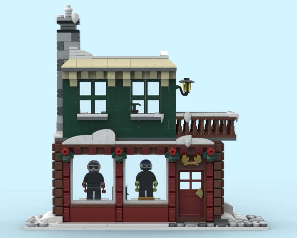 LEGO MOC Main Street Ski-shop by DareD30 | Rebrickable - Build with LEGO