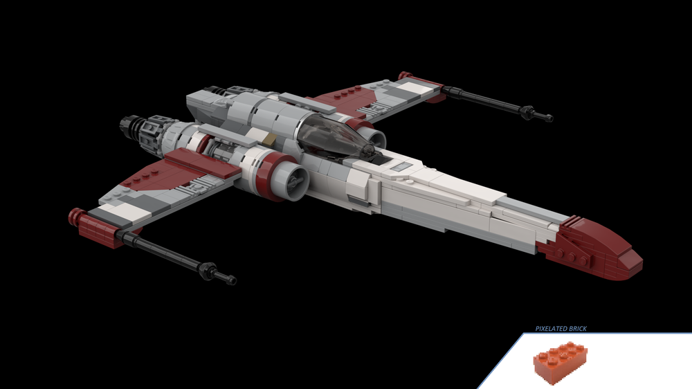 LEGO MOC Bode Akuna's Z-95 Headhunter from Survivor game by