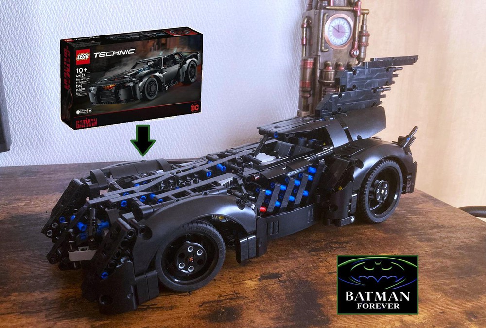 LEGO MOC Technic Forever Batmobile 1995 by CreationCaravan Brad