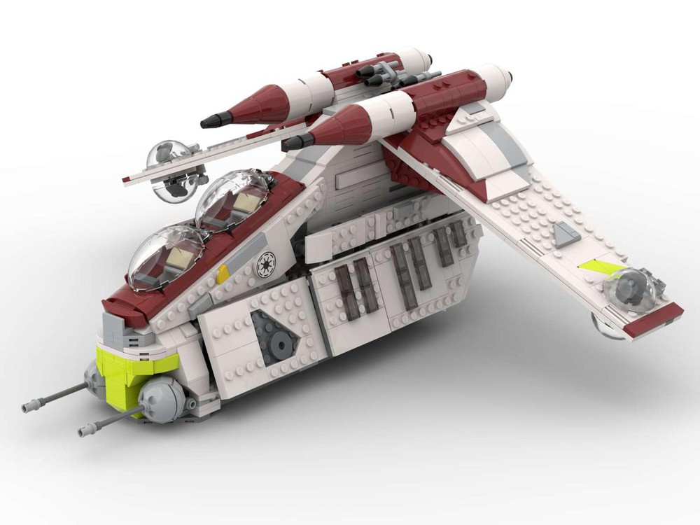 LEGO MOC Republic Gunship LAAT 75354 Upgrade by productionsdiratia ...