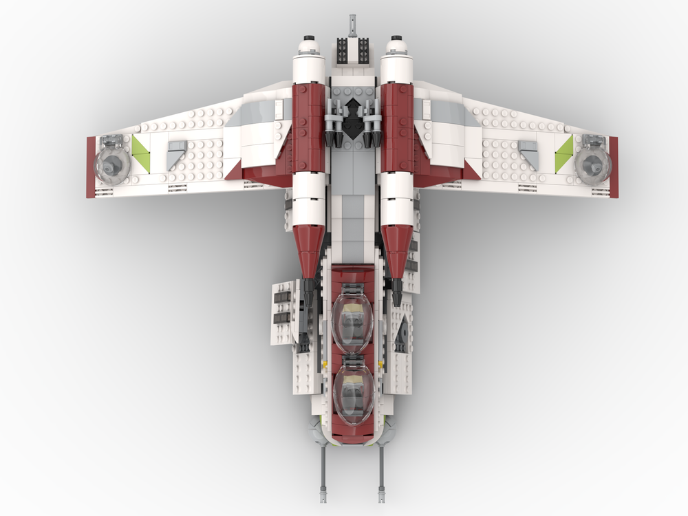 LEGO MOC Republic Gunship LAAT 75354 Upgrade by