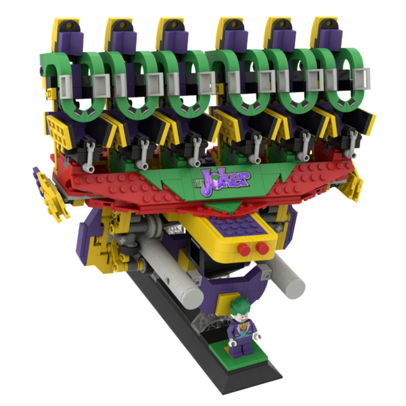 Joker roller best sale coaster lego