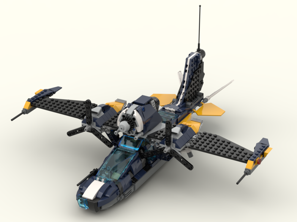 LEGO MOC 166701 Flying Boat By Space badger Rebrickable Build With LEGO