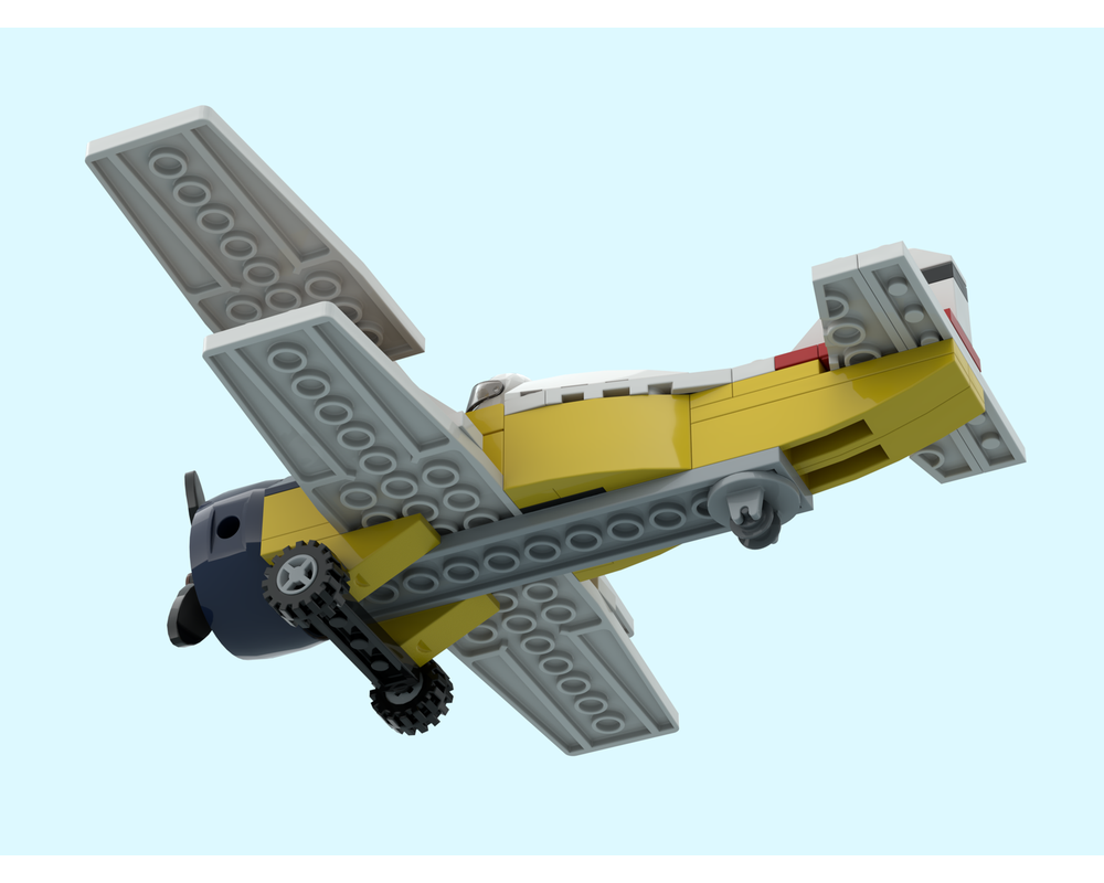 LEGO MOC Biplane by Friendly Orc | Rebrickable - Build with LEGO