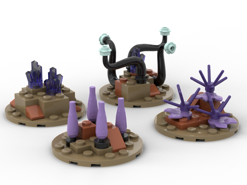 LEGO MOC Alien Terrain and Plants 1 (City Space 2024) by