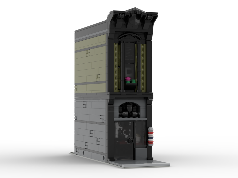 LEGO MOC-166734 Downtown Barber Shop by GIB Studios | Rebrickable ...