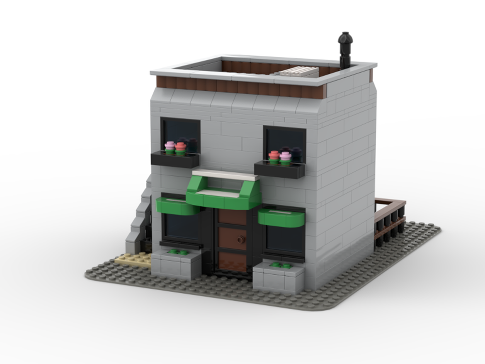 LEGO MOC Lego Modular Bistro by BricksByKnox | Rebrickable - Build with ...