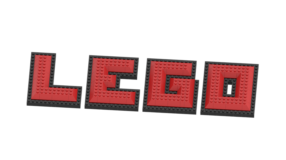 LEGO MOC Large LEGO Letters by ZTBricks | Rebrickable - Build with LEGO