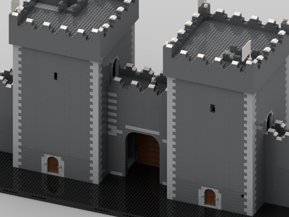 LEGO MOC GOT Winterfell Castle Entry by kmbrick | Rebrickable