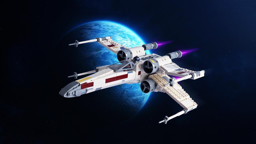 LEGO MOC Xwing Fighter by EDGE OF BRICKS | Rebrickable