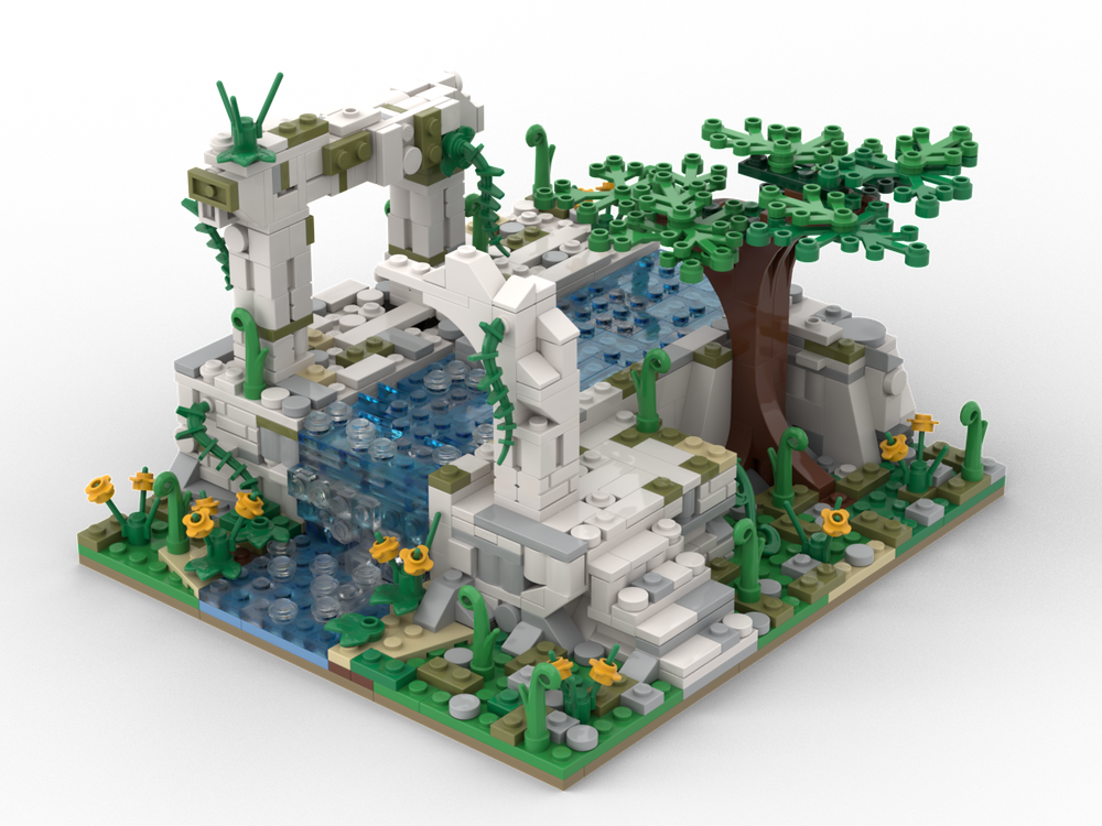 LEGO MOC Ancient ruins by legoprofi Rebrickable Build with LEGO