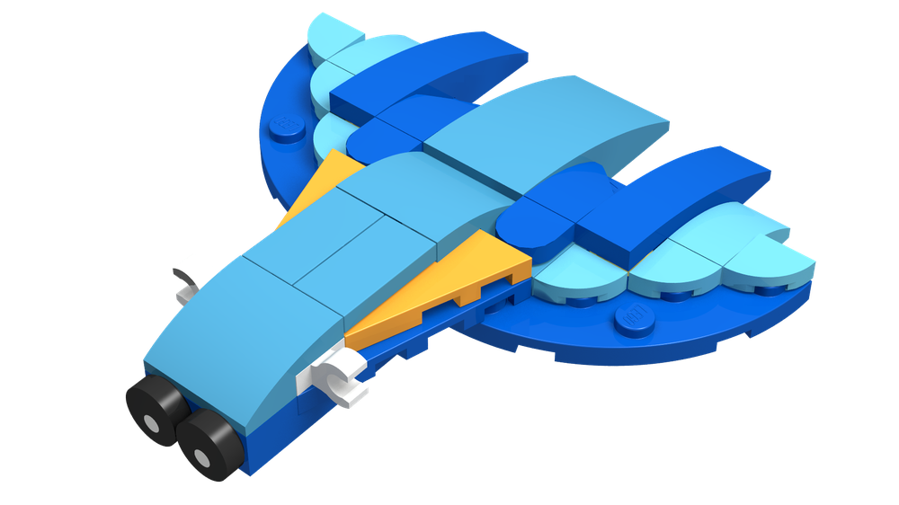 LEGO MOC-167158 Cosmic Voyager - Microscale Alien Fighter alternate ...
