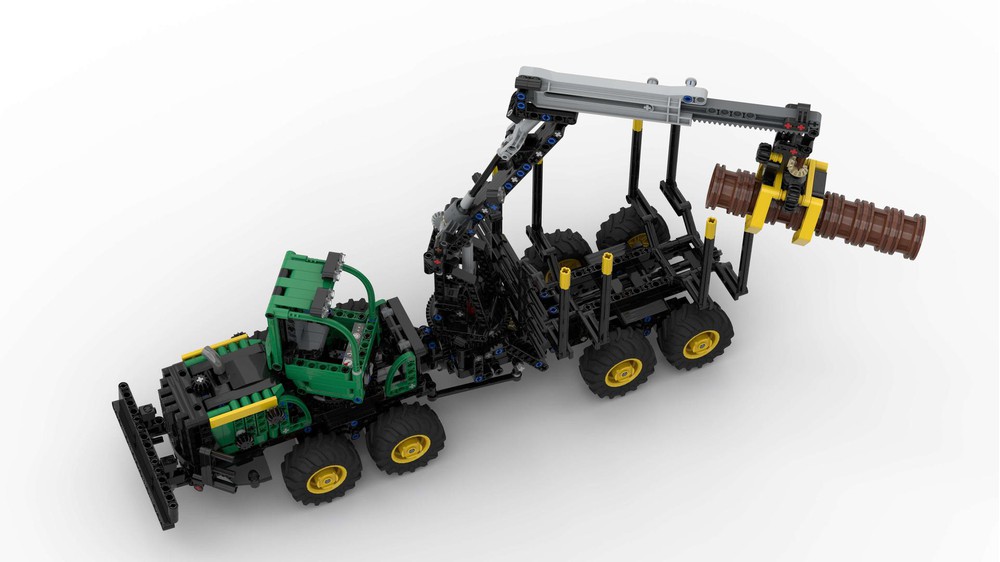 LEGO MOC Forwarder John Deere 1210e by Freizeitopfer | Rebrickable ...