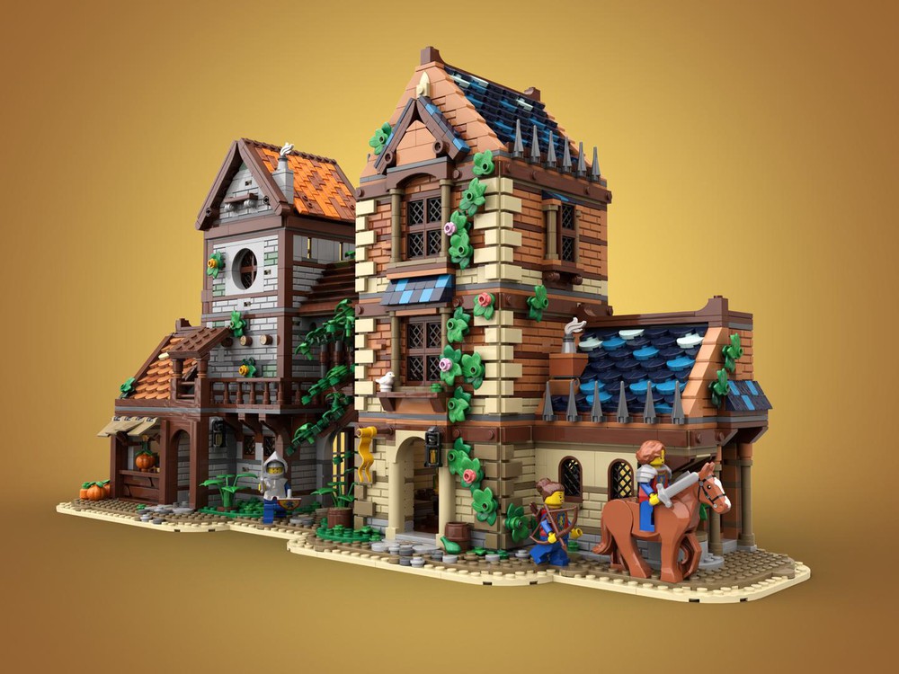 LEGO MOC Medieval Street by LEt.sGO | Rebrickable - Build with LEGO