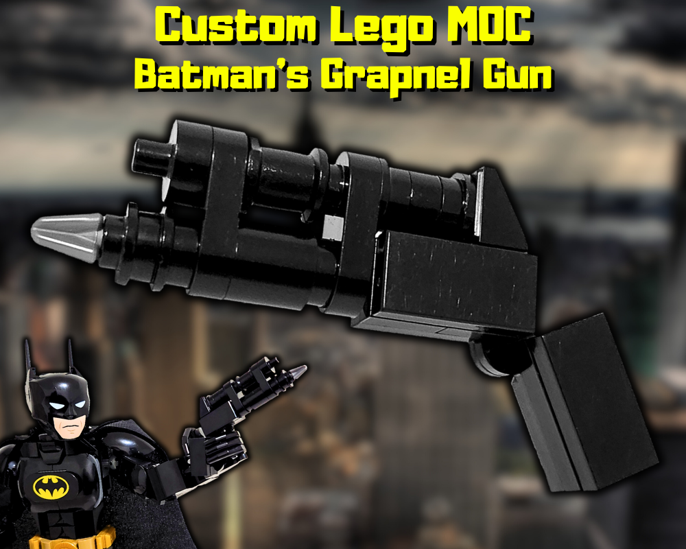 LEGO MOC Batman's Grapnel Gun by Noob Builds Lego