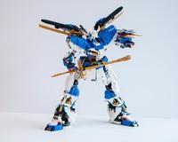 LEGO MOC 71738 + 71785 Amazing Sengoku Hi-Nu Gundam by Ransom_Fern