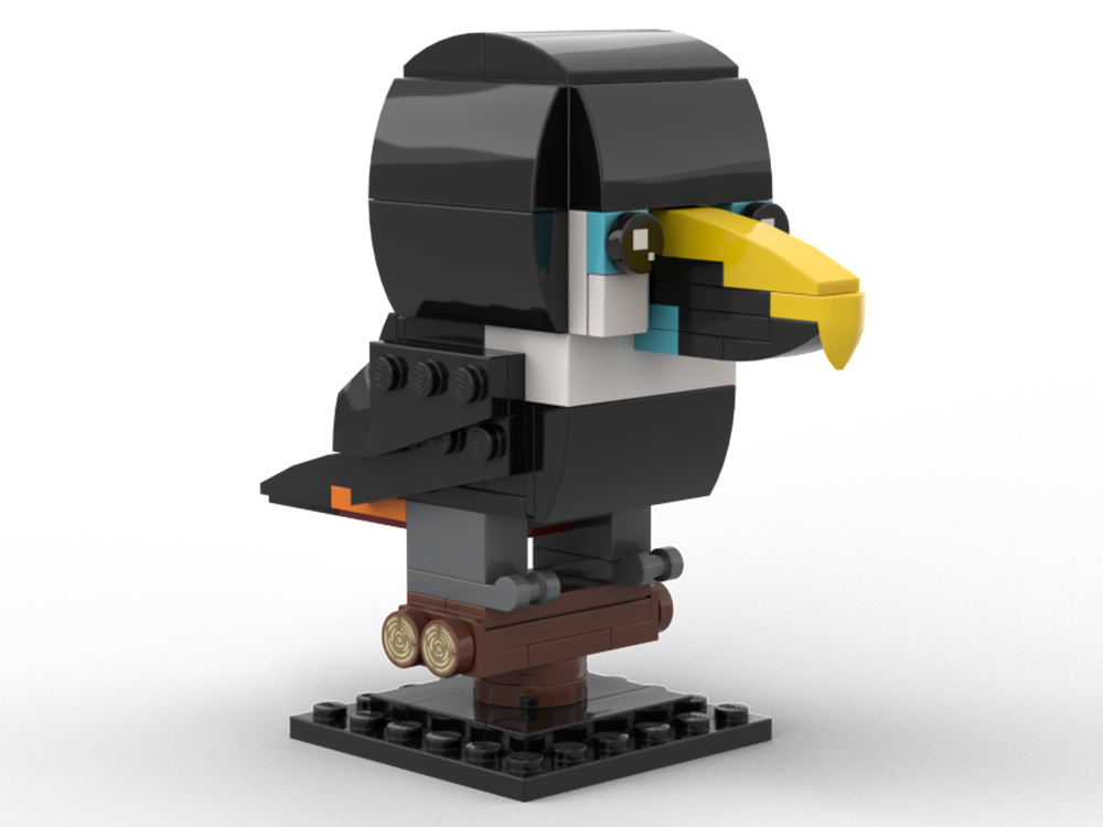 LEGO MOC White Throated Toucan: Birdheadz by OrchardBuilds ...