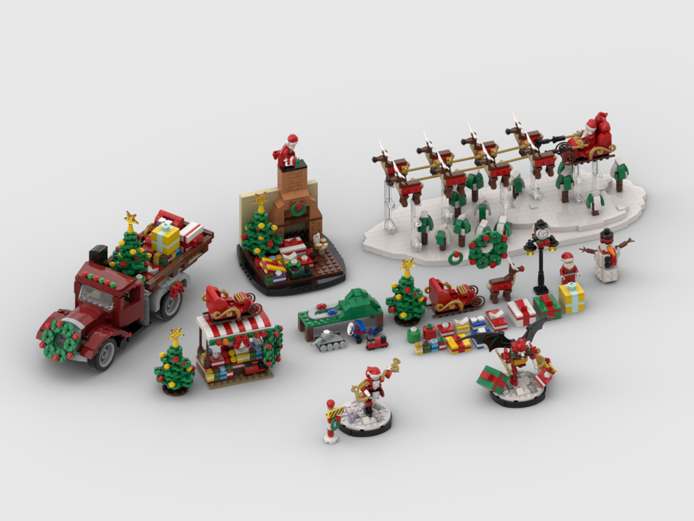 LEGO MOC Christmas Pack by gabizon | Rebrickable - Build with LEGO