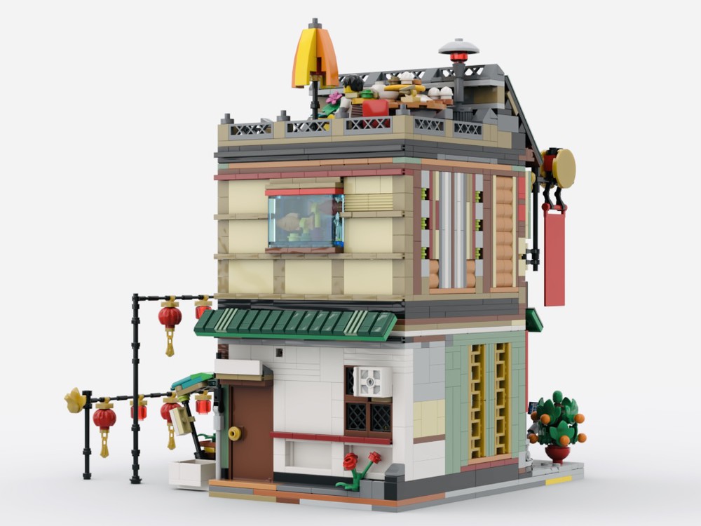 LEGO MOC Jade Restaurant - Alternate Design of Set 80113 by Brick ...