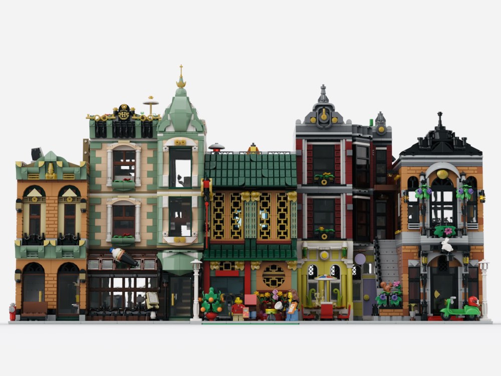 LEGO MOC Jade Restaurant - Alternate Design of Set 80113 by Brick ...