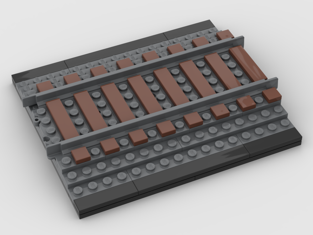 LEGO MOC-167481 Railway Track Stand (With alternate curve pieces and ...