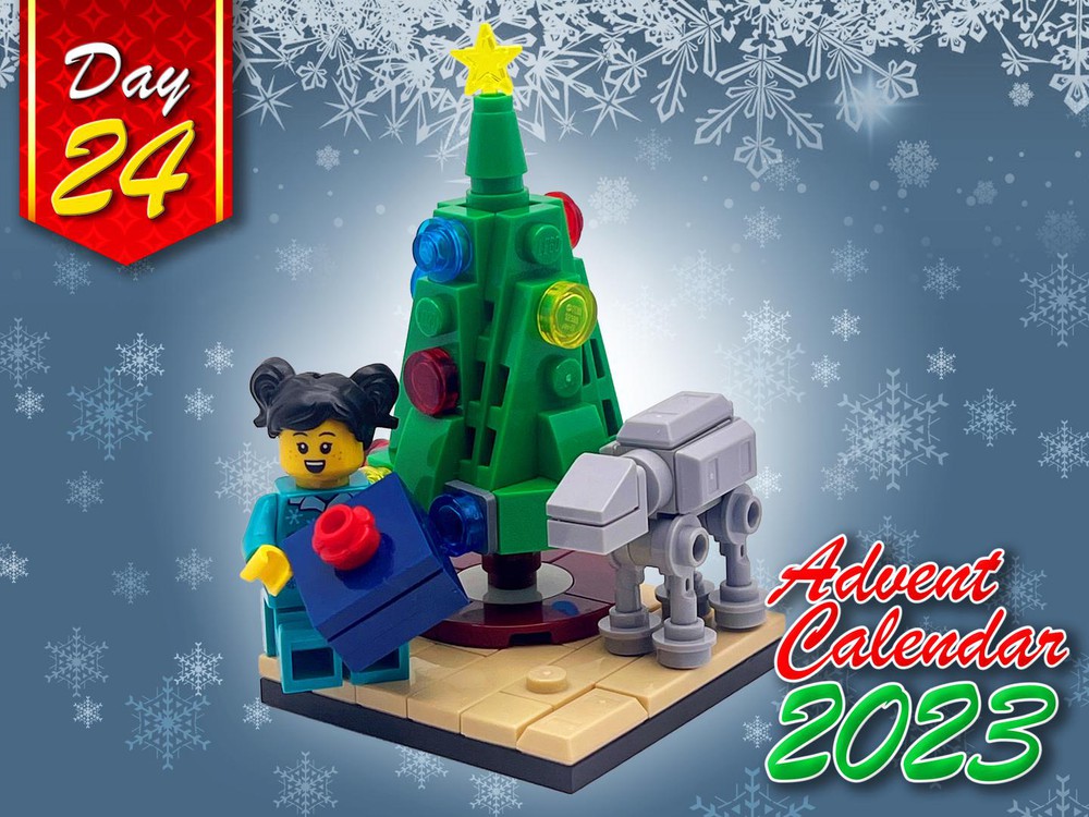 LEGO MOC Advent Calendar Day 24 Christmas Tree by IBrickedItUp