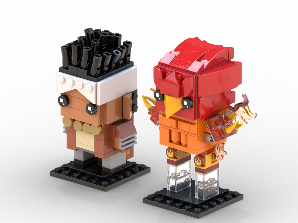 Lego Moc Muhammad Avdol And Magicians Red Brickheadz Jojos Bizarre Adventure By Cryokina 