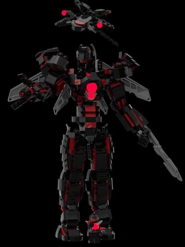 LEGO MOC Crimson Phoenix by CybertronKing24 | Rebrickable - Build with LEGO