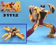 Alanyuppie's LEGO Transformers: Video Tutorial: Transformer Earthspark  Megatron from LEGO Creator 31115: Space Mining Mech