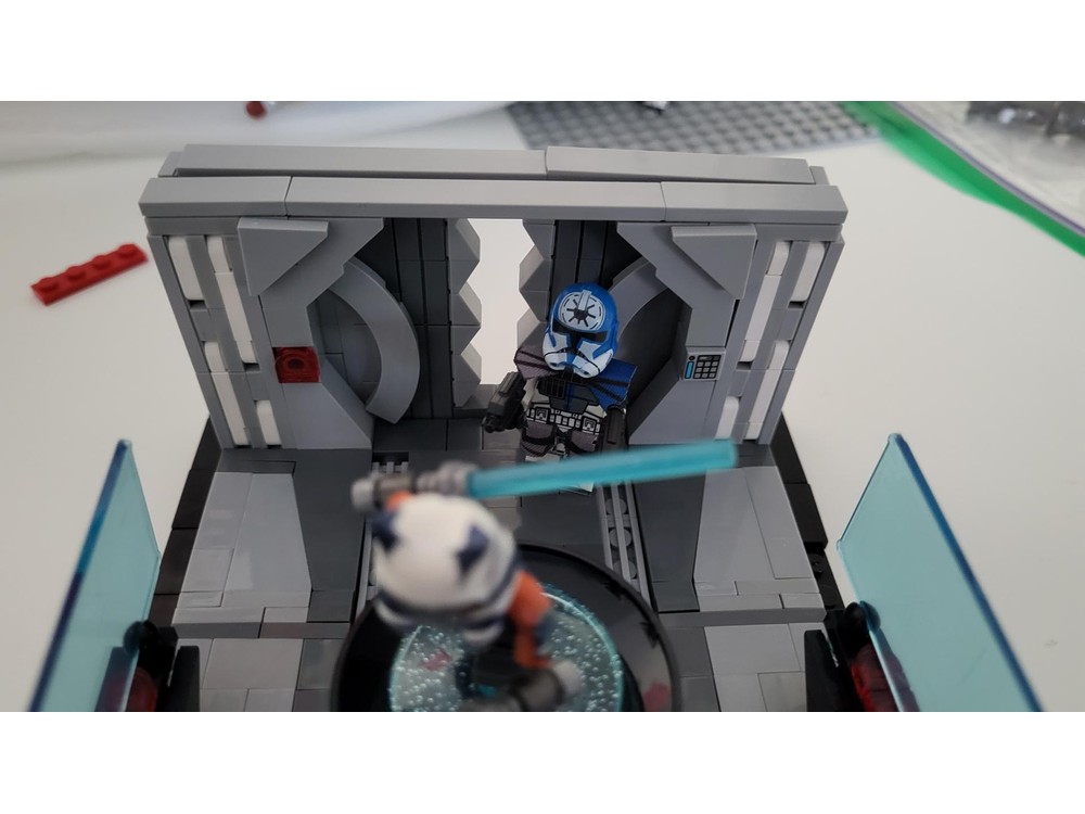 LEGO MOC Ahsoka Tano Order 66 Escape Diorama by