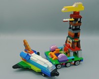 10696 Space Shuttle with Mobile Launch Platform