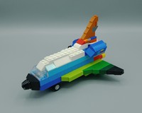 LEGO MOC 10696 Space Shuttle with Mobile Launch Platform by