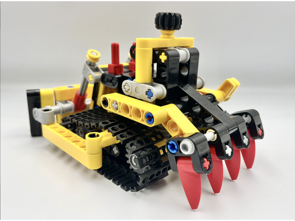 LEGO MOC 42163 Ripper attachment by mirrorbricks | Rebrickable - Build ...