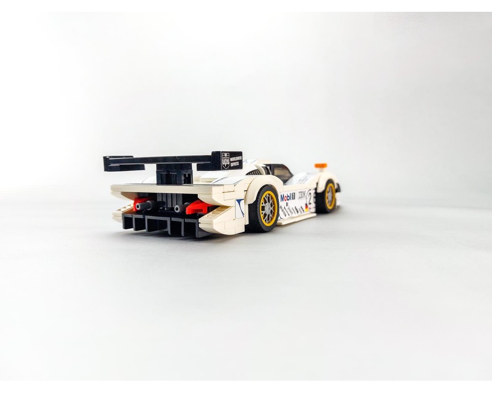MOC Porsche 911 GT Turbo Noir – 359 Pièces – Jouet De Construction Type Lego®