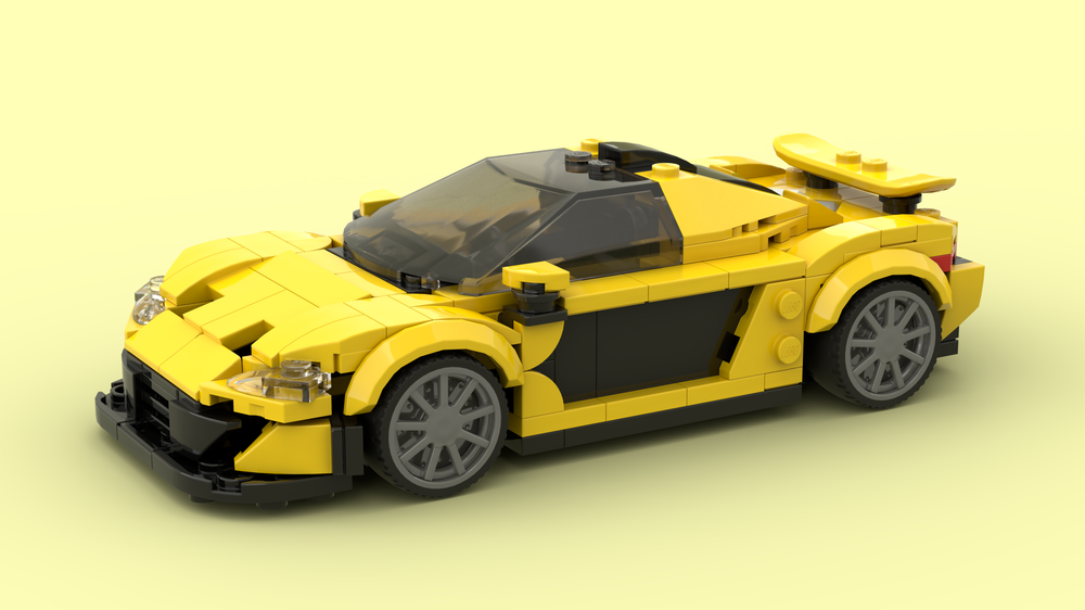 LEGO MOC Mclaren P1 by Ht. Bricks Rebrickable Build with LEGO