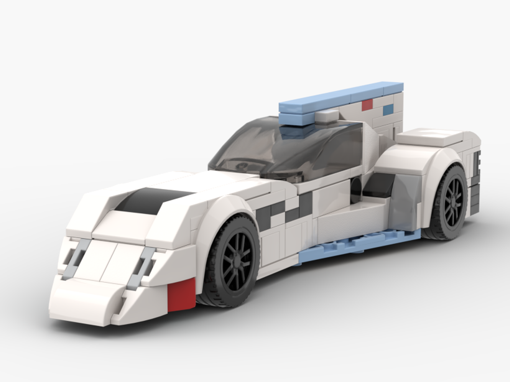 LEGO MOC 2014 Nissan ZEOD RC by KineticKit | Rebrickable - Build with LEGO