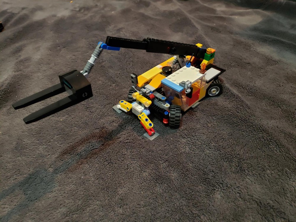 LEGO MOC Telehandler by LegoForBlockheads | Rebrickable - Build with LEGO