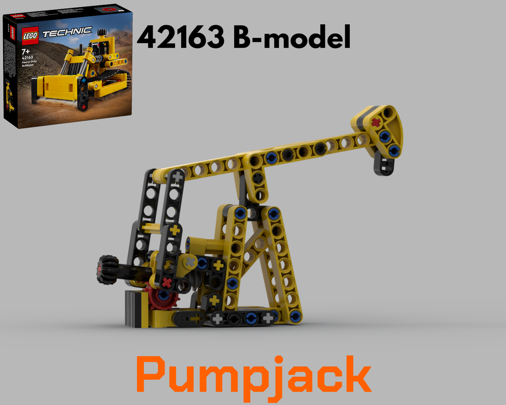 LEGO MOC 42163 Pumpjack by mic8per | Rebrickable - Build with LEGO