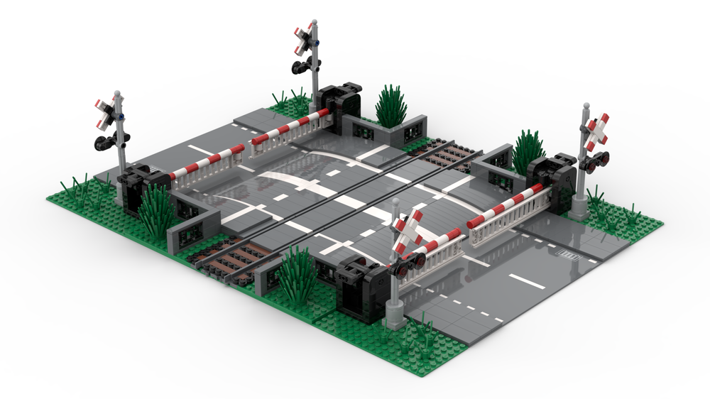 LEGO MOC Railroad Crossing - Passage à niveau -- MOC by Mimi68 ...