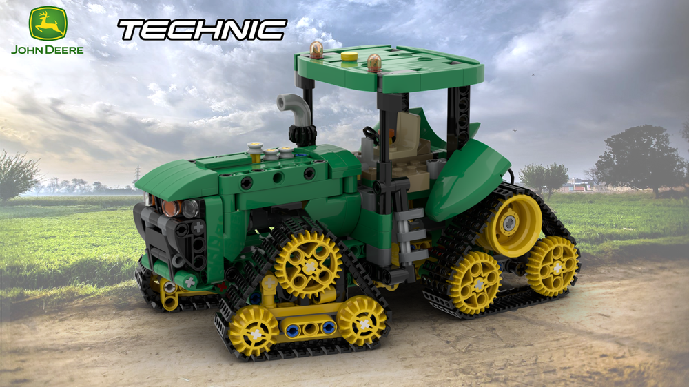 John deere lego tractor online