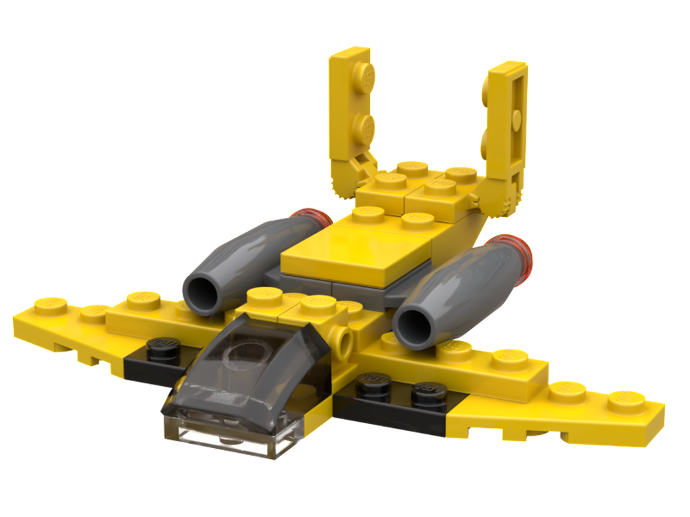 LEGO MOC 4348 - A-10 A2 by JusTiCe8 | Rebrickable - Build with LEGO